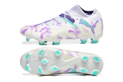 Puma Future Ultimate FG Football Boots - White/Purple/Jade