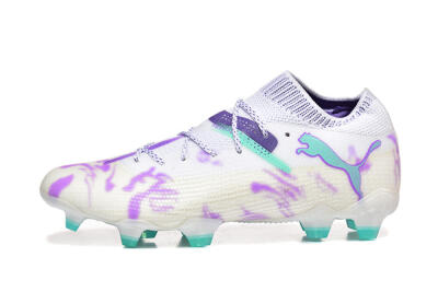 Puma Future Ultimate FG Football Boots - White/Purple/Jade