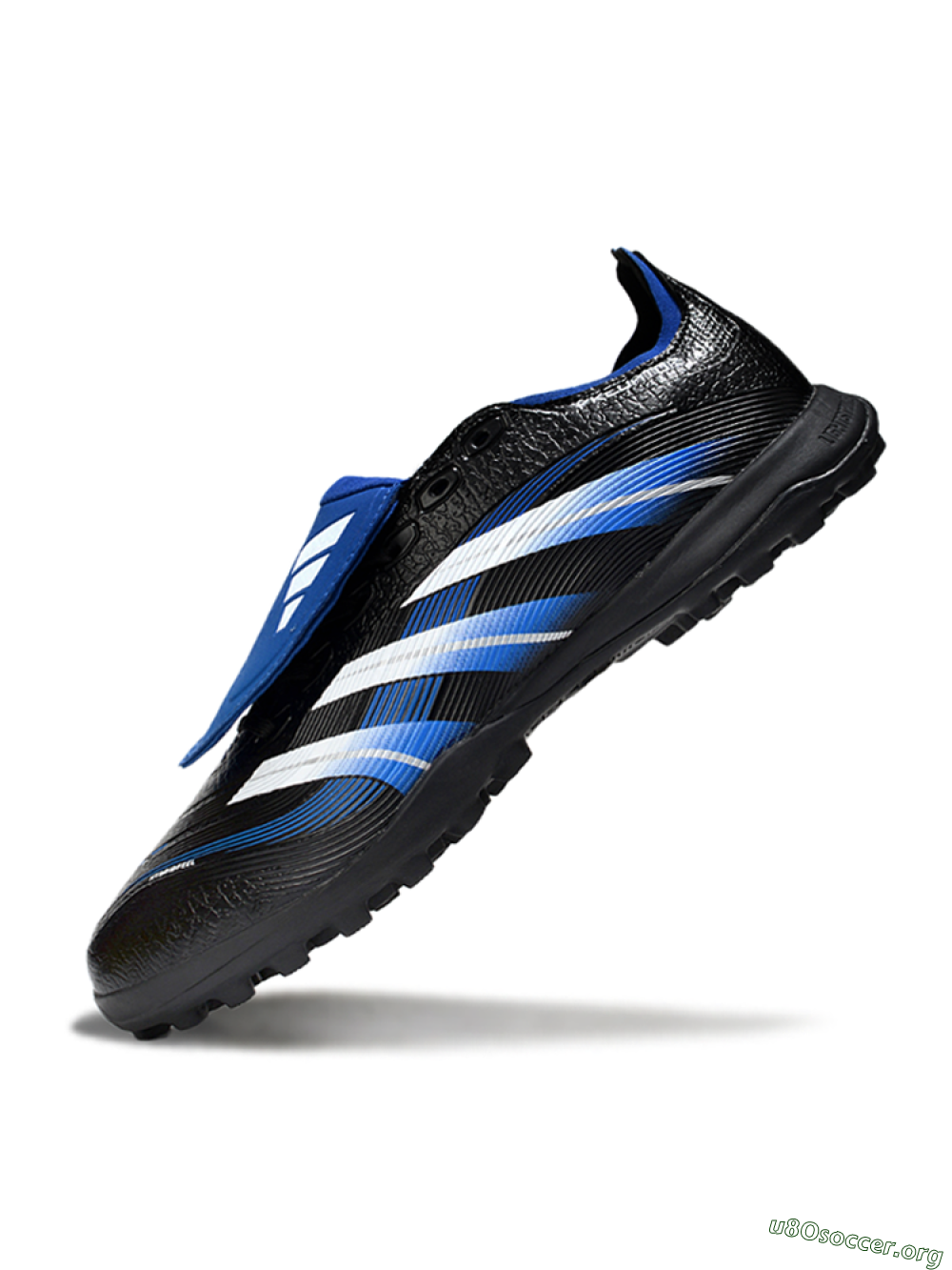 Adidas Predator 25 Elite Foldover Tongue TF Football Shoes - Black/White/Blue 5