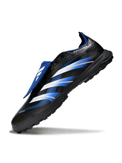 Adidas Predator 25 Elite Foldover Tongue TF Football Shoes - Black/White/Blue