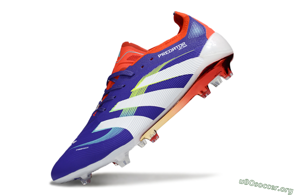 Adidas Predator 25 Elite FG Football Boots - Blue/White/Red 4