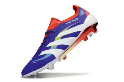 Adidas Predator 25 Elite FG Football Boots - Blue/White/Red