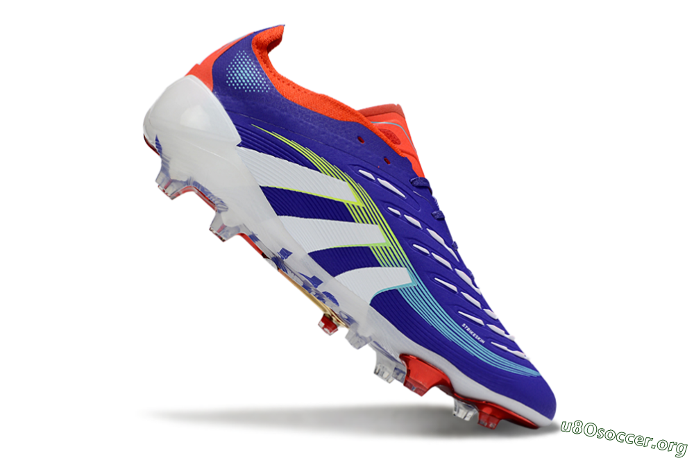 Adidas Predator 25 Elite FG Football Boots - Blue/White/Red 5