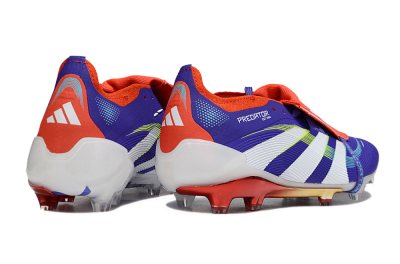 Adidas Predator 25 Elite Foldover Tongue FG Football Boots - Blue/White/Red