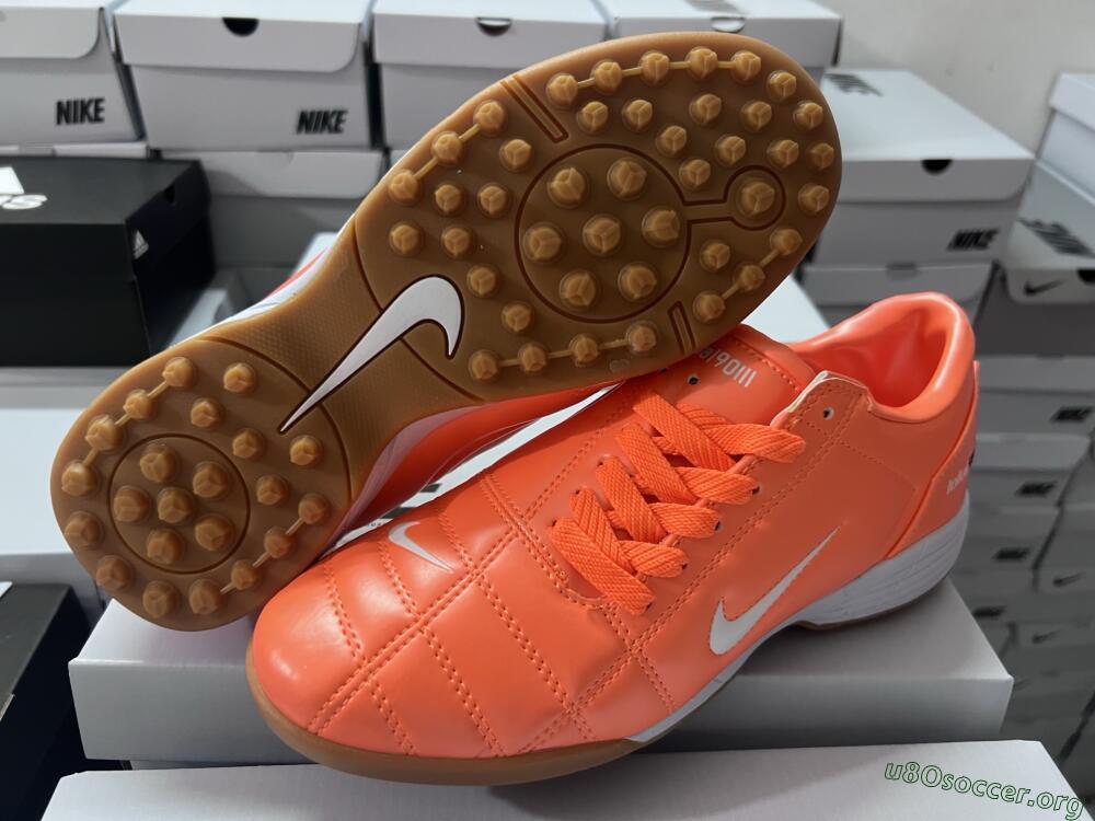 Nike Total 90 III TF Football Shoes - Orange/White