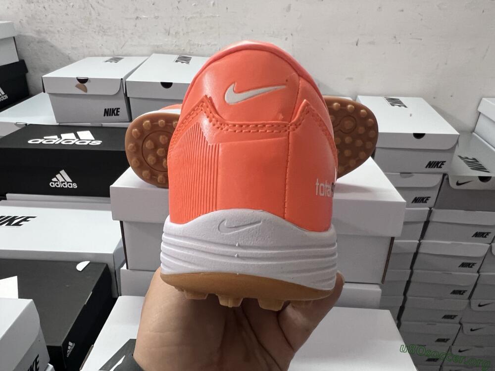 Nike Total 90 III TF Football Shoes - Orange/White