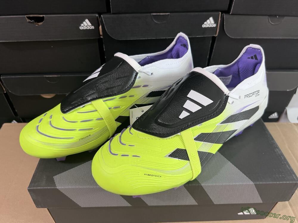 Adidas Predator 25 Elite Foldover Tongue FG Football Boots - Yellow/Black