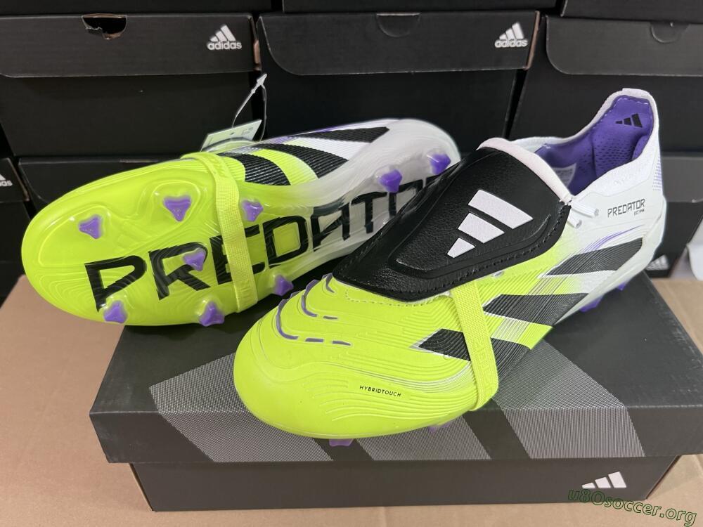Adidas Predator 25 Elite Foldover Tongue FG Football Boots - Yellow/Black