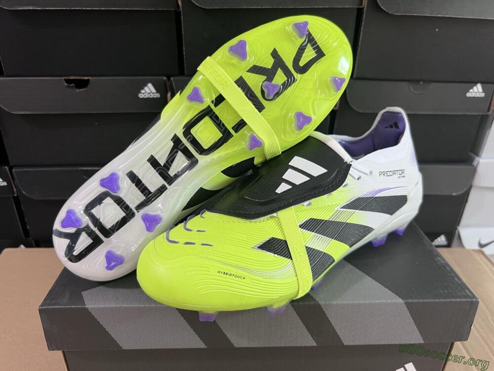 Adidas Predator 25 Elite Foldover Tongue FG Football Boots - Yellow/Black