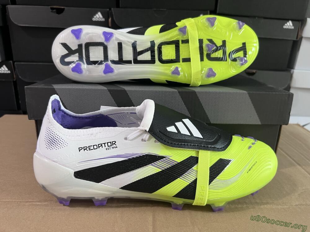 Adidas Predator 25 Elite Foldover Tongue FG Football Boots - Yellow/Black