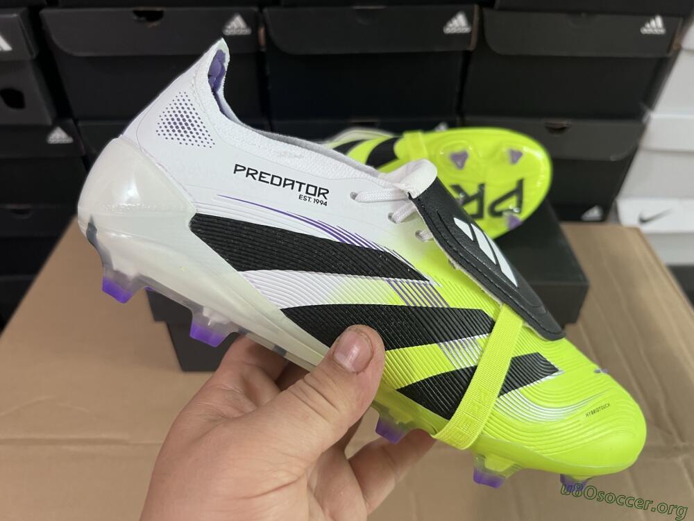 Adidas Predator 25 Elite Foldover Tongue FG Football Boots - Yellow/Black