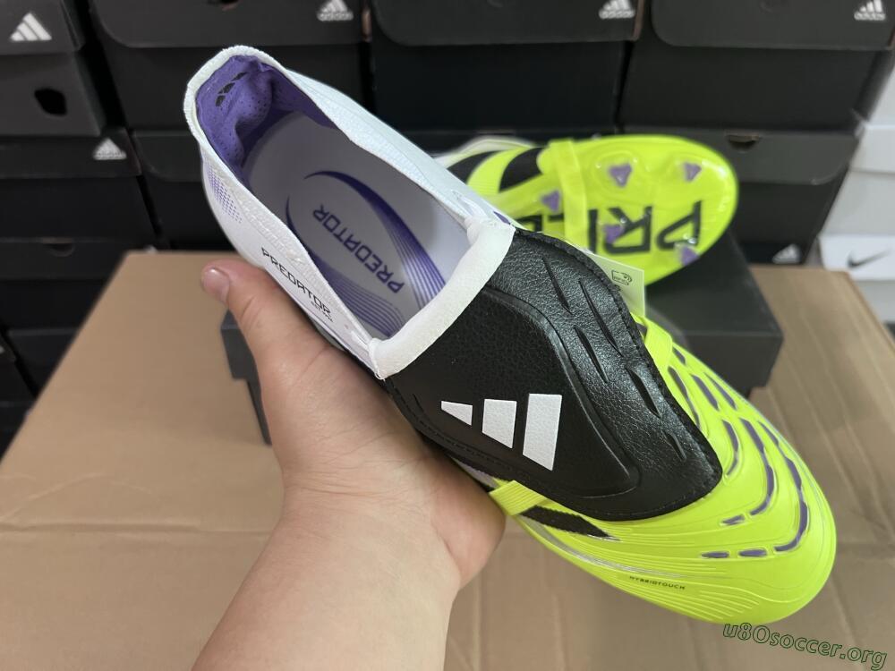Adidas Predator 25 Elite Foldover Tongue FG Football Boots - Yellow/Black