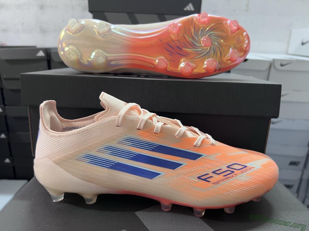 Adidas F50 Elite FG Football Boots - Pink/Orange/Blue