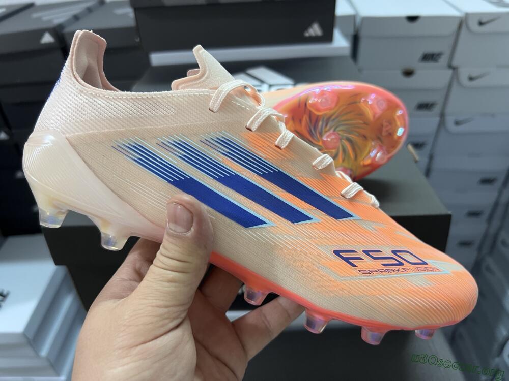 Adidas F50 Elite FG Football Boots - Pink/Orange/Blue