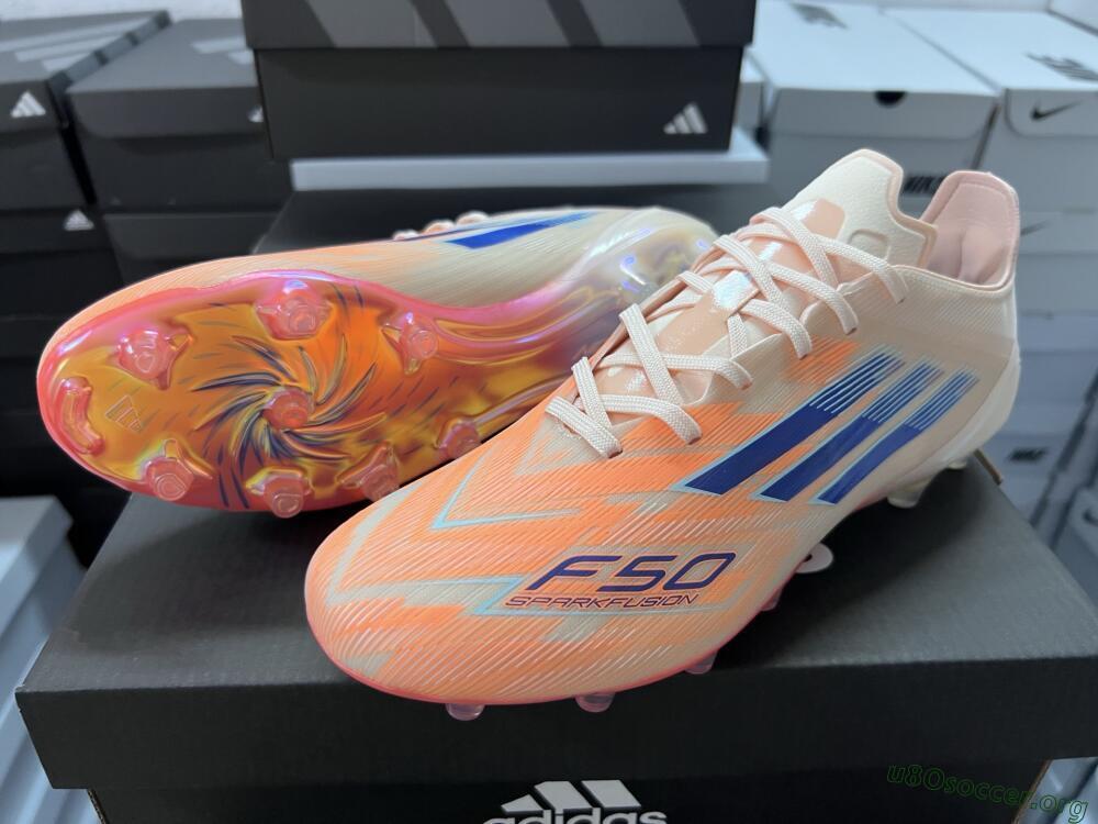 Adidas F50 Elite FG Football Boots - Pink/Orange/Blue