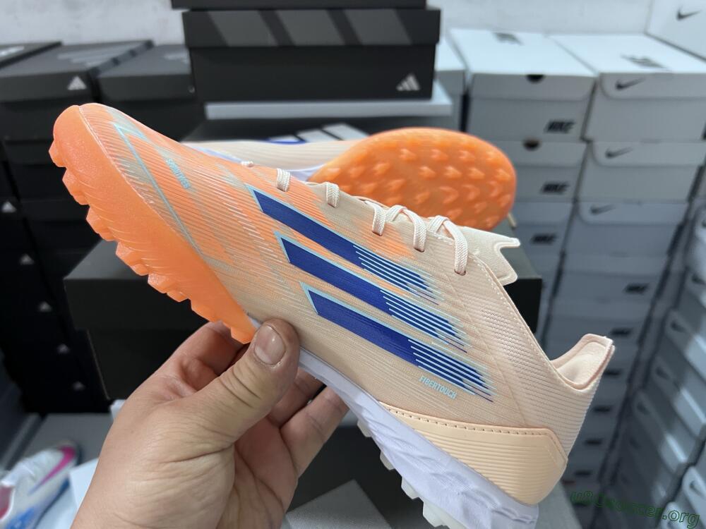 Adidas F50 Elite TF Football Shoes - Orange/Blue/White