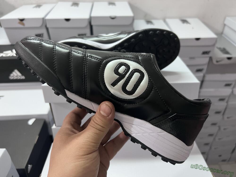 Nike Total 90 III TF Football Shoes - Black/Silver/White