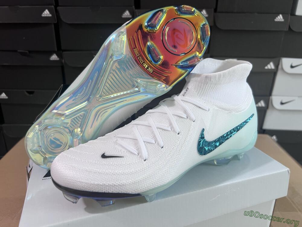 Nike Phantom Luna Elite NU FG Football Boots - White/Black/Jade