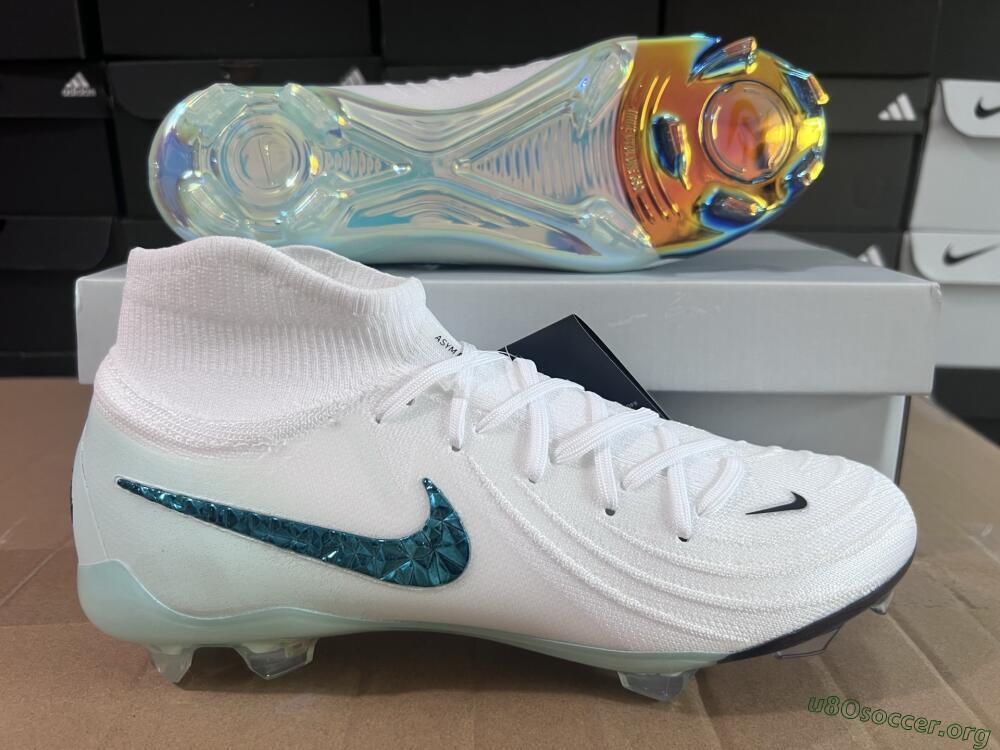 Nike Phantom Luna Elite NU FG Football Boots - White/Black/Jade