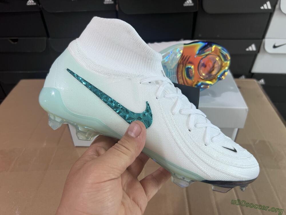 Nike Phantom Luna Elite NU FG Football Boots - White/Black/Jade