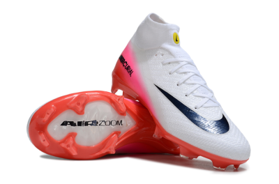 Nike Air Zoom Mercurial Superfly 10 Elite FG Football Boots - White/Black/Pink