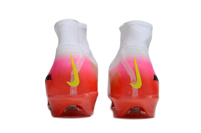 Nike Air Zoom Mercurial Superfly 10 Elite FG Football Boots - White/Black/Pink