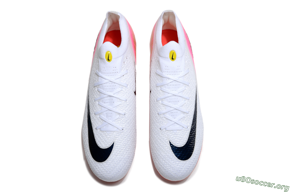 Nike Air Zoom Mercurial Vapor 16 Elite FG Football Boots - White/Black/Pink 4