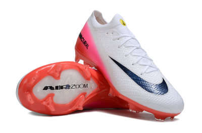 Nike Air Zoom Mercurial Vapor 16 Elite FG Football Boots - White/Black/Pink