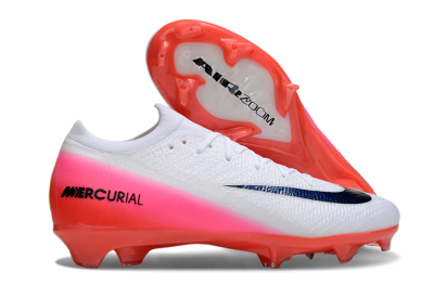 Nike Air Zoom Mercurial Vapor 16 Elite FG Football Boots - White/Black/Pink