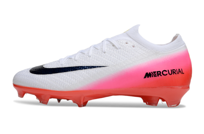 Nike Air Zoom Mercurial Vapor 16 Elite FG Football Boots - White/Black/Pink