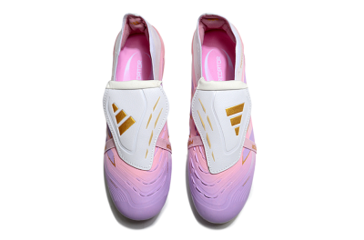 Adidas Predator 25 Elite Foldover Tongue FG Football Boots - Pink/Purple/Gold