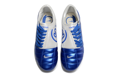 Nike Air Zoom Total 90 III FG Football Boots - Blue/Silver/White