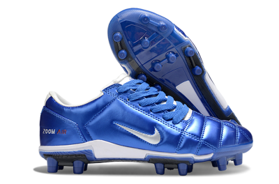 Nike Air Zoom Total 90 III FG Football Boots - Blue/Silver/White