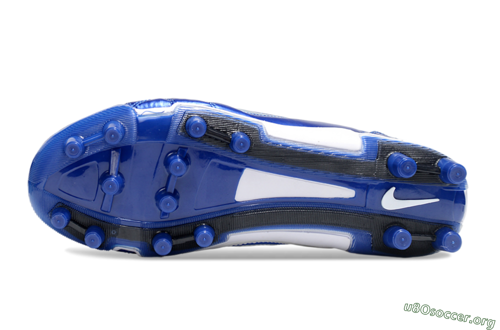 Nike Air Zoom Total 90 III FG Football Boots - Blue/Silver/White 6