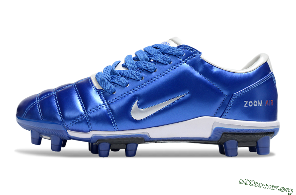 Nike Air Zoom Total 90 III FG Football Boots - Blue/Silver/White 3