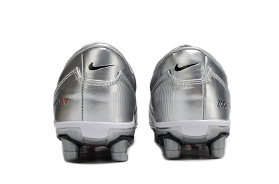 Nike Air Zoom Total 90 III FG Football Boots - Silver/Black/White