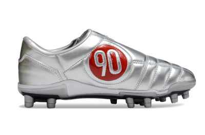 Nike Air Zoom Total 90 III FG Football Boots - Silver/Black/White