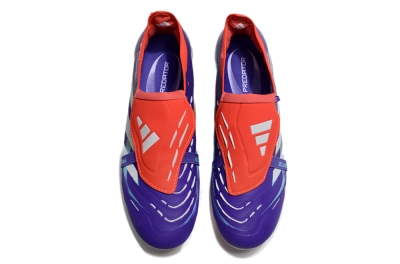 Adidas Predator 25 Elite Foldover Tongue FG Football Boots - Blue/White/Red