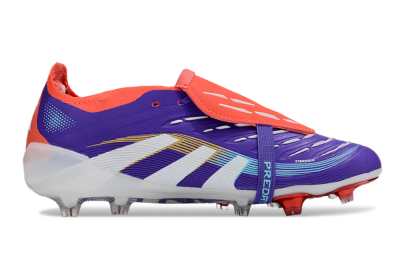 Adidas Predator 25 Elite Foldover Tongue FG Football Boots - Blue/White/Red