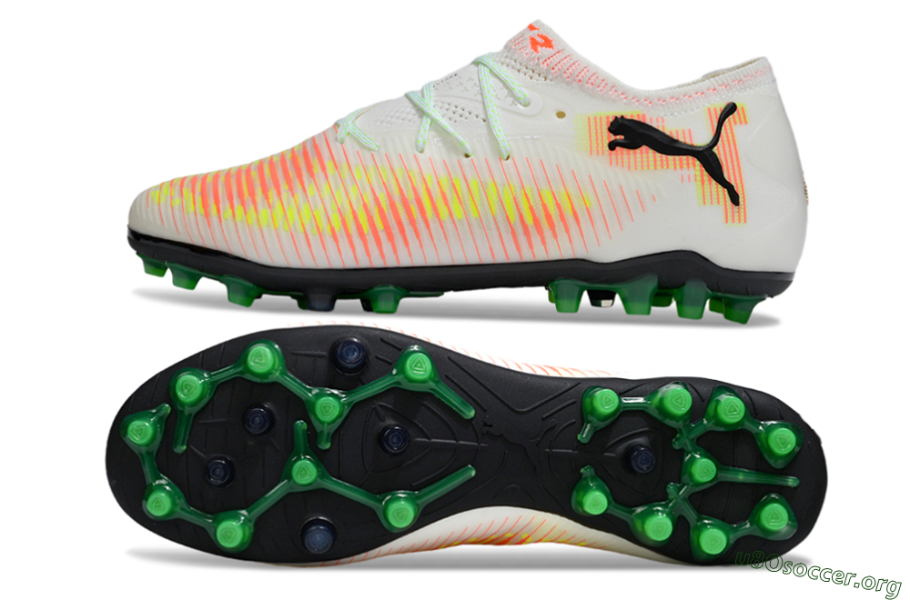Puma Future 8 Ultimate MG Football Boots - White/Red/Blue 1