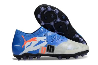 Puma Future 8 Ultimate MG Football Boots - Blue/White/Orange