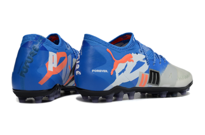 Puma Future 8 Ultimate MG Football Boots - Blue/White/Orange