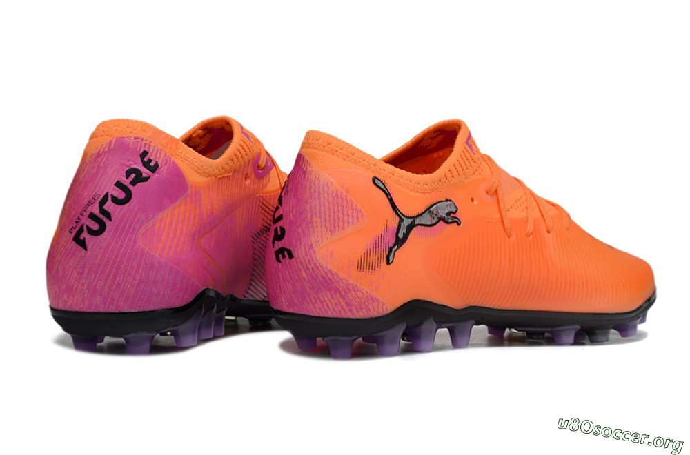 Puma Future 8 Ultimate MG Football Boots - Red/Black/Pink 6