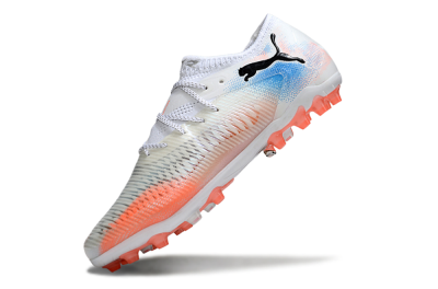 Puma Future 8 Ultimate MG Football Boots - White/Red/Blue