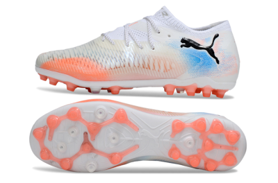 Puma Future 8 Ultimate MG Football Boots - White/Red/Blue