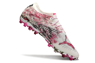 Puma Future 8 Ultimate MG Football Boots - Beige/Black/Pink