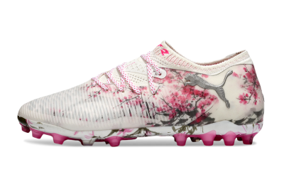 Puma Future 8 Ultimate MG Football Boots - Beige/Black/Pink