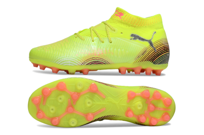 Puma Future 8 Ultimate MG Football Boots - Yellow/Black/Red