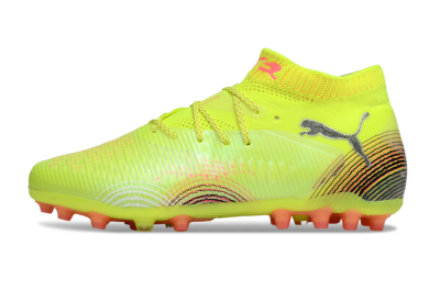 Puma Future 8 Ultimate MG Football Boots - Yellow/Black/Red