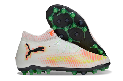 Puma Future 8 Ultimate MG Football Boots - White/Red/Blue
